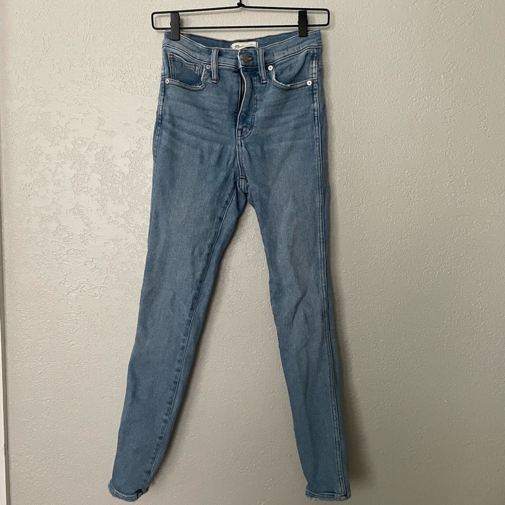 Madewell 10” high rise skinny jeans